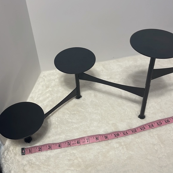 COPY - Vintage Mid Century Modern Wrought Iron Flexible 5 Arm Candleholder - Picture 4 of 5